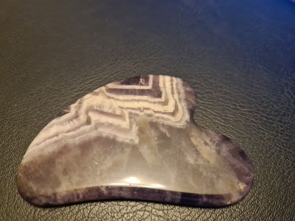 Amethyst Gua Sha stone