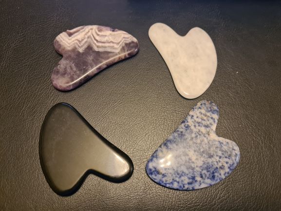 Gua Sha Stone Black Obsidian - Image 2